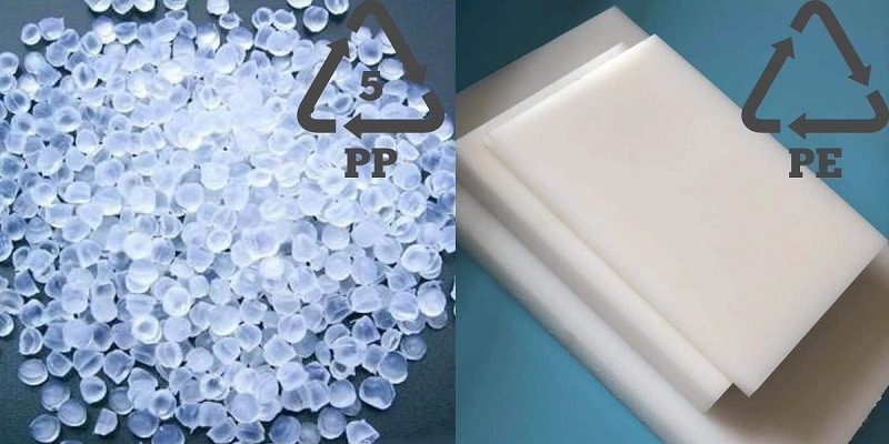Phân biệt nhựa PE và PP